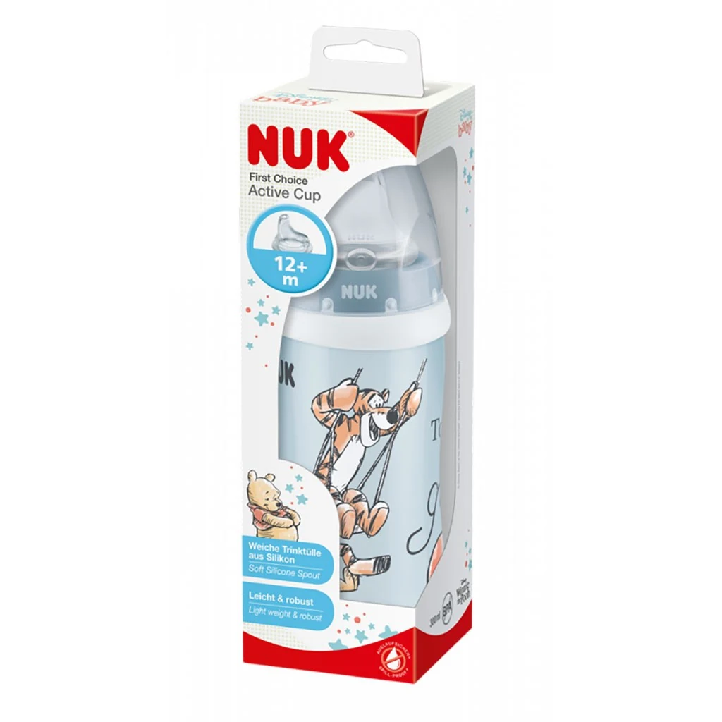 Dětská láhev NUK Active Cup Disney Medvídek Pú 300 ml béžová