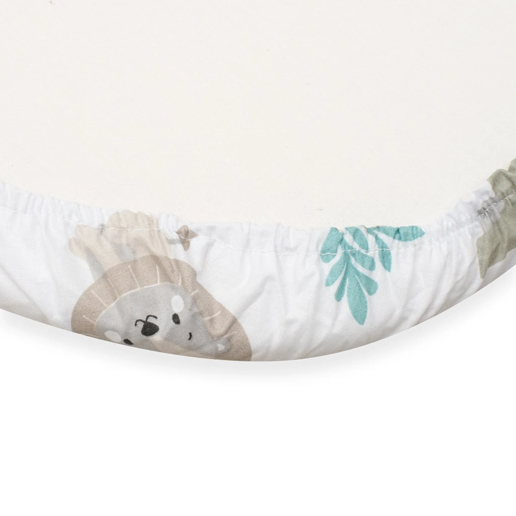 Bavlněné prostěradlo do kočárku New Baby Safari II 35x75cm