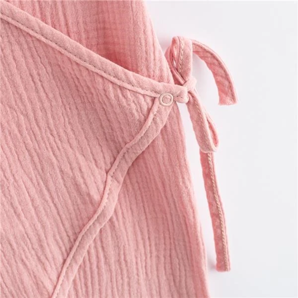 Kojenecký letní mušelínový overal New Baby pink, vel. 56 (0-3m)