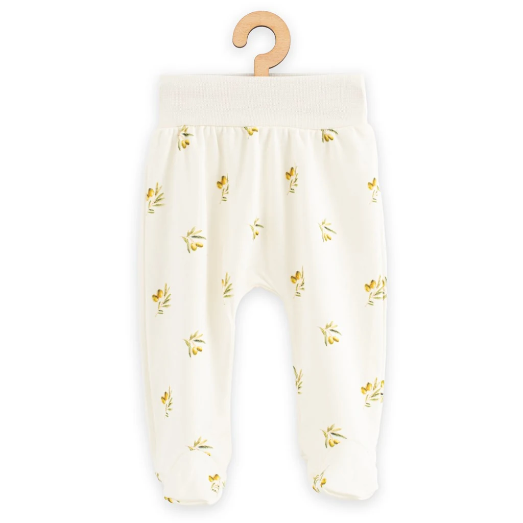 Kojenecké polodupačky z organické bavlny New Baby Olivy, vel. 62 (3-6m)