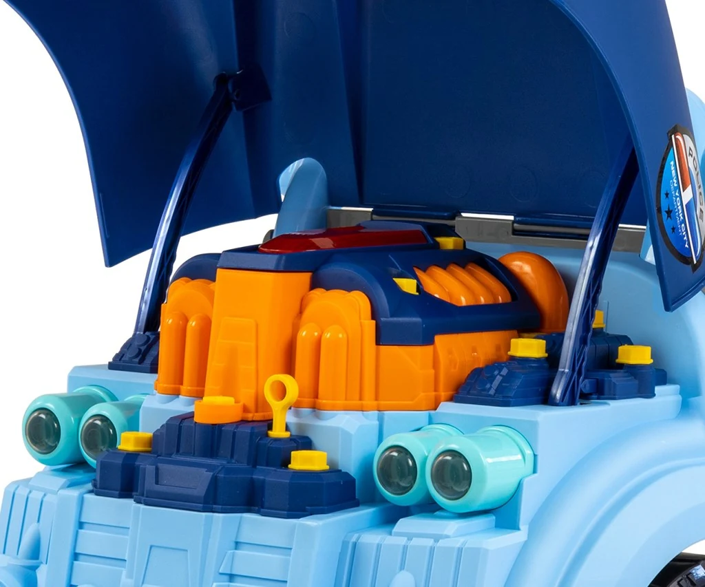 Realistický model přední části auta s otevírací kapotou Milly Mally N-GINE blue