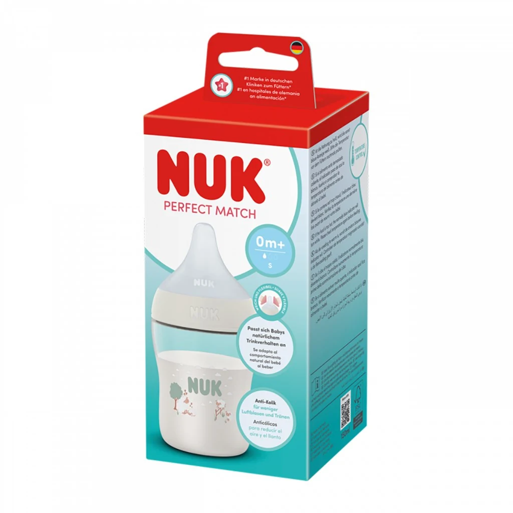 Kojenecká láhev NUK Perfect Match Temperature Control 150 ml Sheep