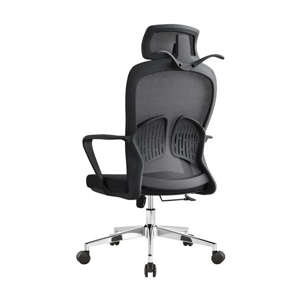 Kancelářská židle Baby Mix ergonomická s opěrkou hlavy a bederní oporou černá