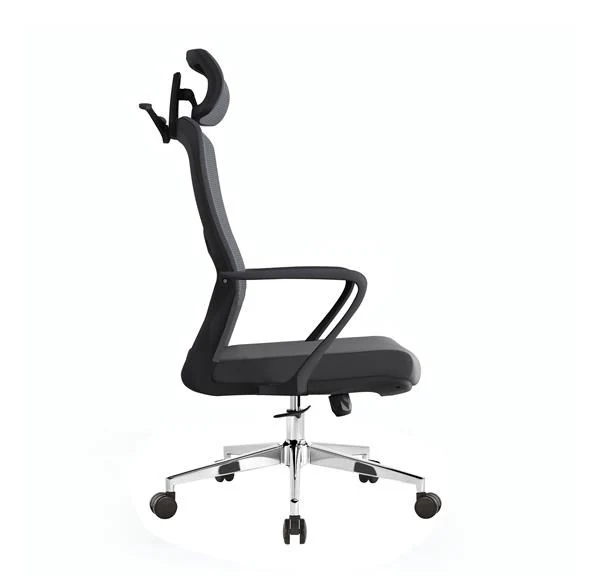 Kancelářská židle Baby Mix ergonomická s opěrkou hlavy a bederní oporou černá