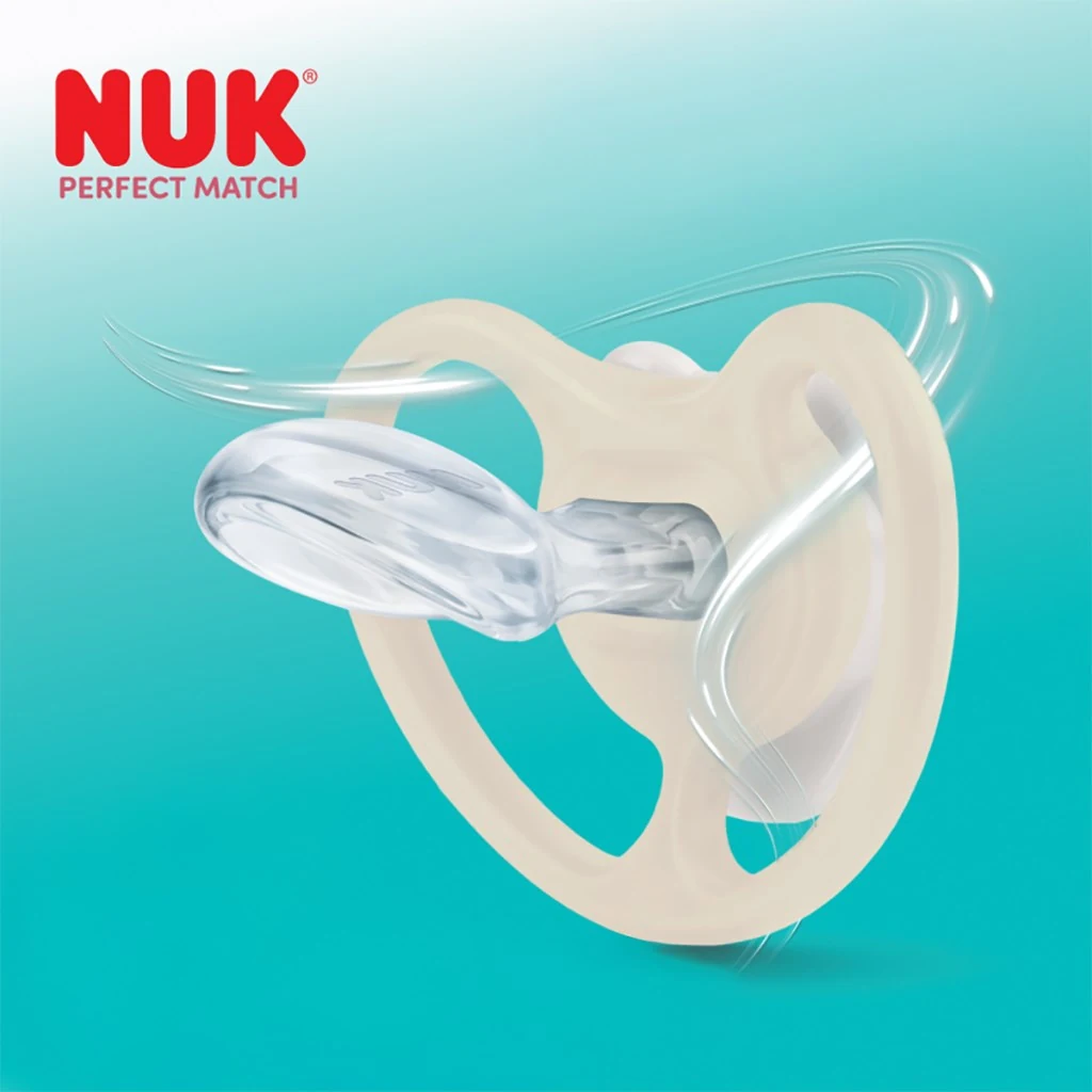 Dudlík NUK Perfect Match Air Night FIREFLY/LION 6-18m 2ks box, vel. 6-18 m