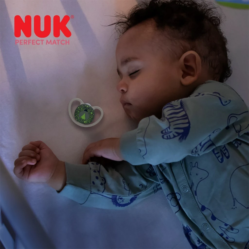 Dudlík NUK Perfect Match Air Night FIREFLY/SHEEP 6-18m 2ks box, vel. 6-18 m