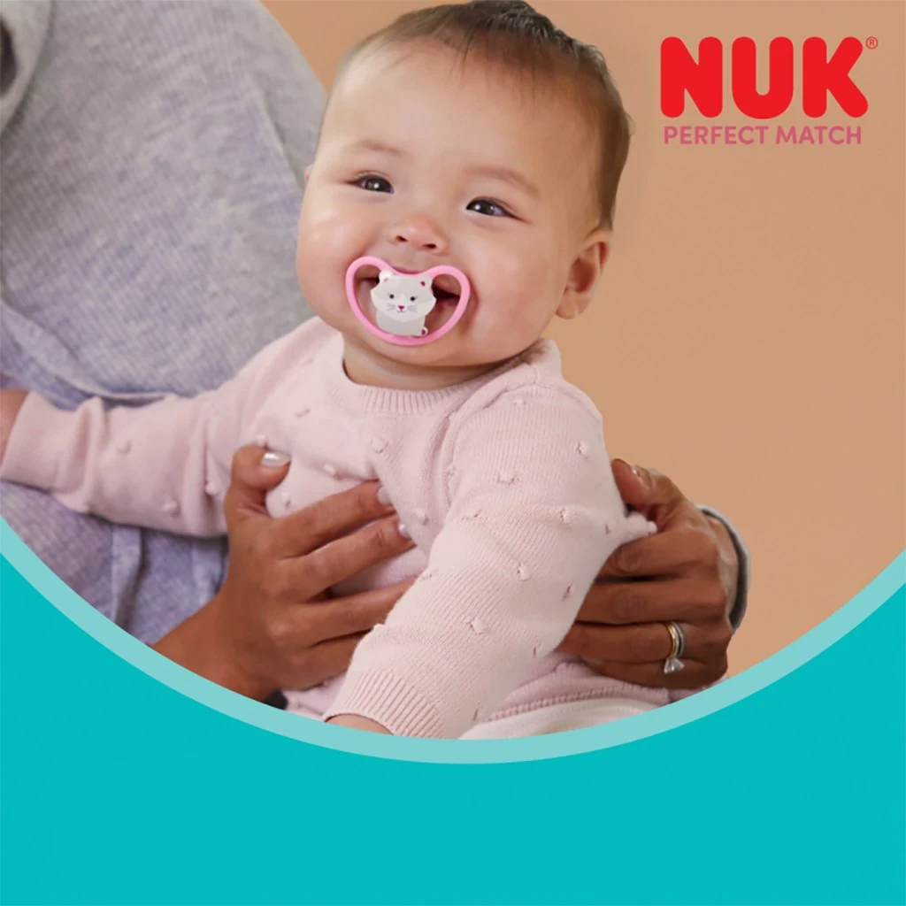 Dudlík NUK Perfect Match Air CAT 6-18m 1ks box, vel. 6-18 m
