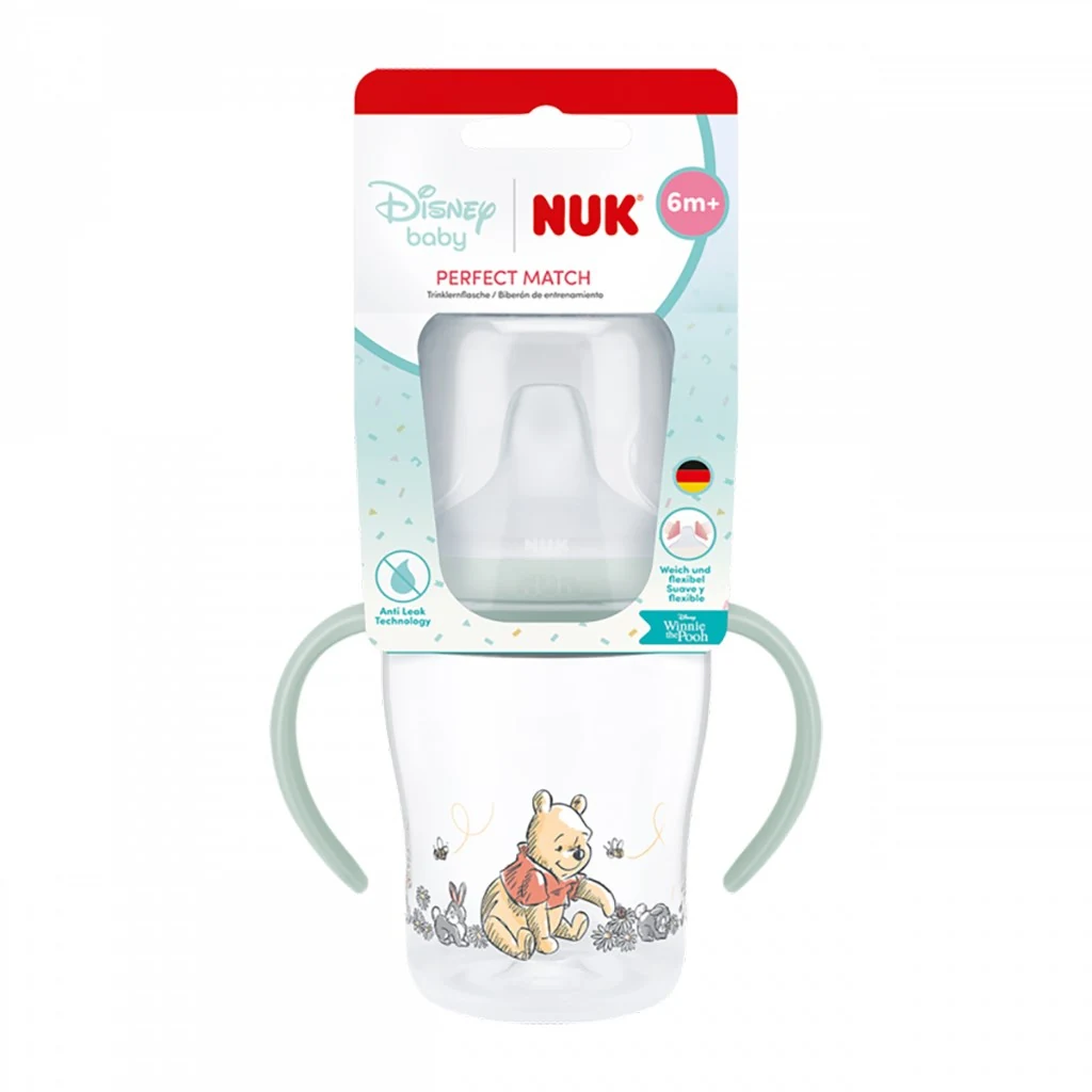 Kojenecká láhev NUK Perfect Match na učení DISNEY Medvídek Pú Winnie 150 ml