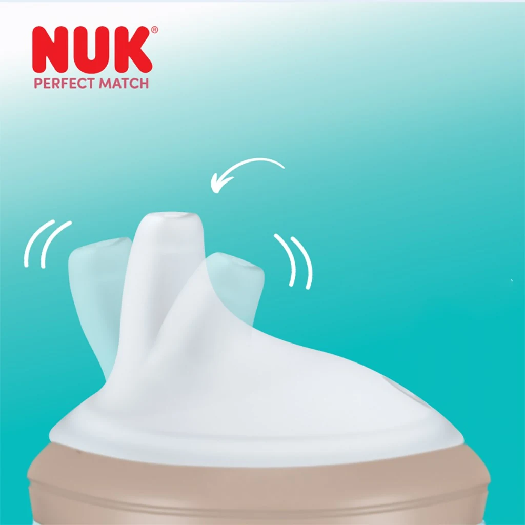 Kojenecká láhev NUK Perfect Match na učení DISNEY Medvídek Pú Winnie 150 ml