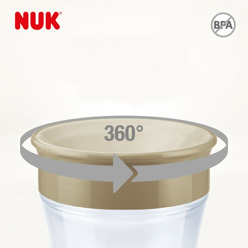 Dětský hrníček Magic NUK Cup Mickey Mouse (8+ m.) NUK 360° 230 ml