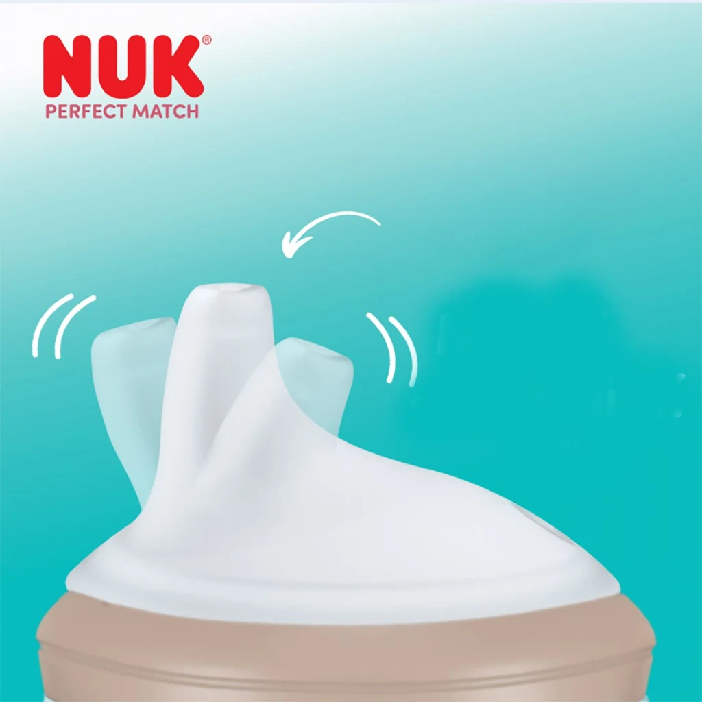 Kojenecká láhev NUK Perfect Match na učení svíticí ve tmě Koala 150 ml