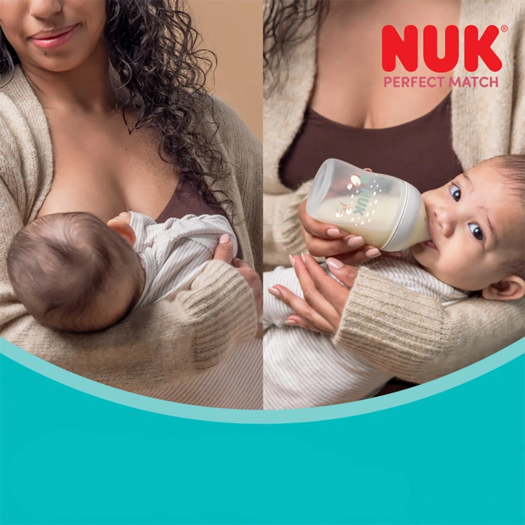 Kojenecká láhev NUK Perfect Match s kontrolou teploty Sheep 260 ml