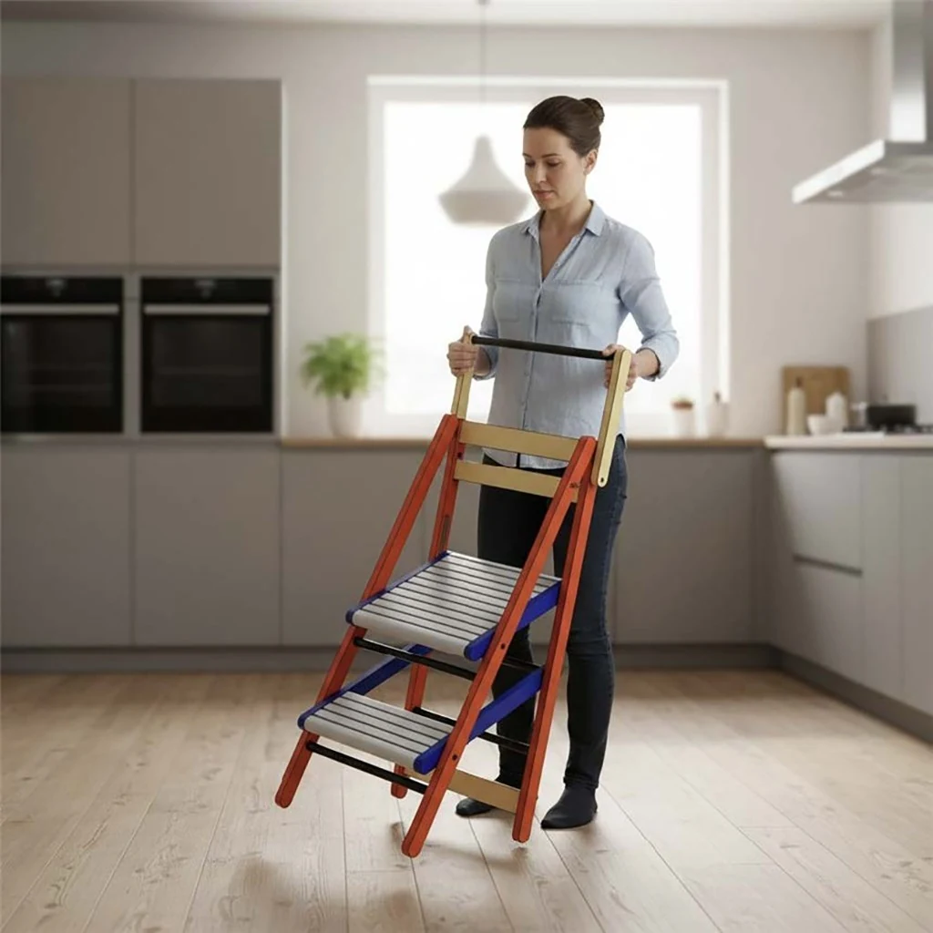 Dřevěný Kitchen Helper - dětský pomocník
