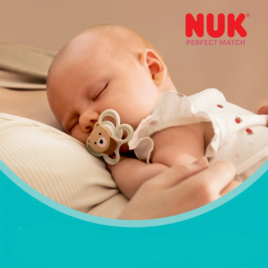 Dudlík NUK Perfect Match Air Disney Medvídek Pú 0-6 měsíců white, vel. 0-6 m