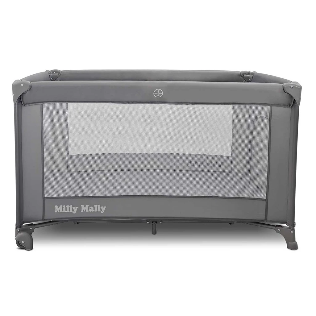 Dětská cestovní postýlka Milly Mally Mirage v přenosné tašce grey
