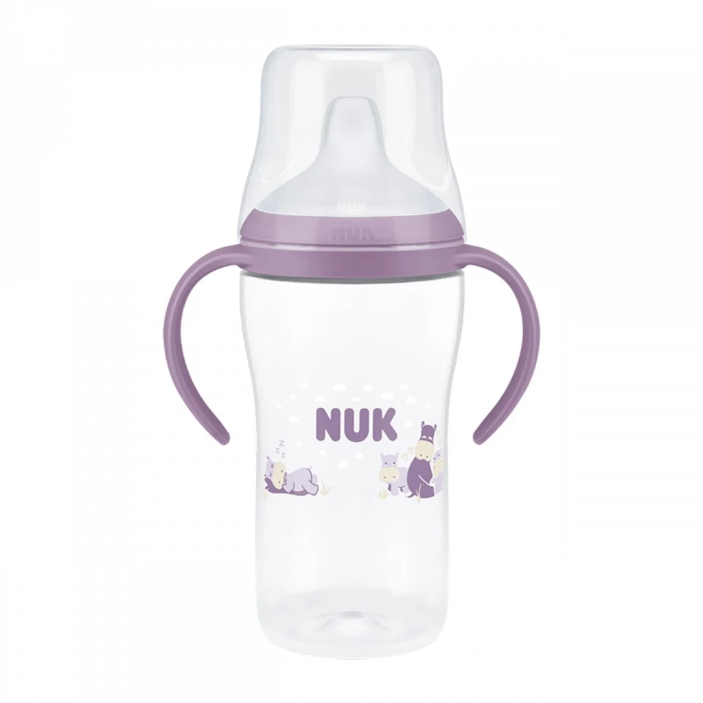 Kojenecká láhev NUK Perfect Match na učení Hippo 260 ml