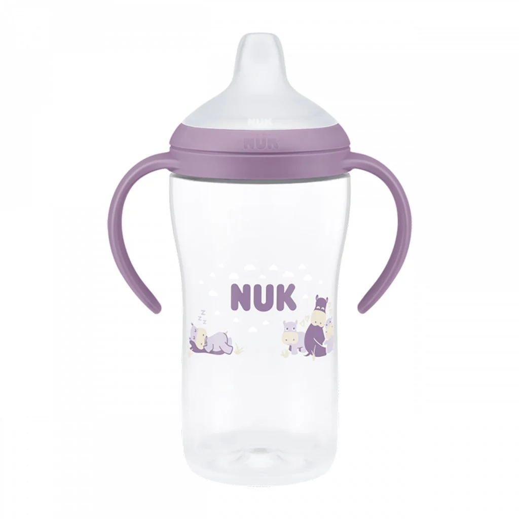 Kojenecká láhev NUK Perfect Match na učení Hippo 260 ml