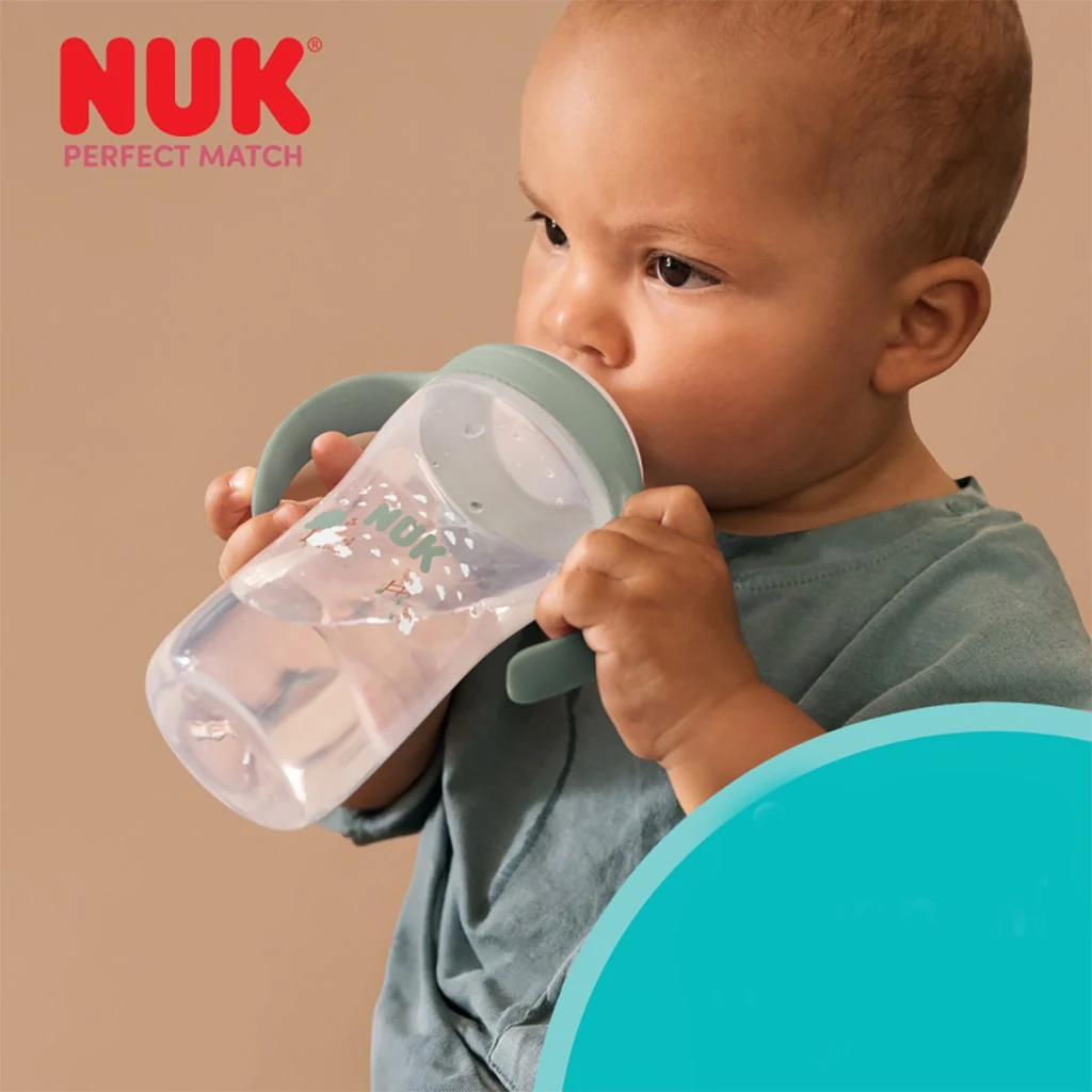 Kojenecká láhev NUK Perfect Match na učení Hippo 260 ml