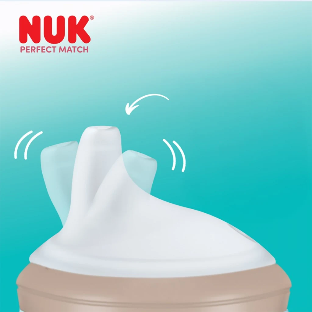 Kojenecká láhev na učení NUK Perfect Match 150 ml Sheep