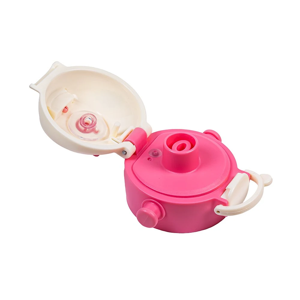 Školní láhev s brčkem Akuku 480 ml pink