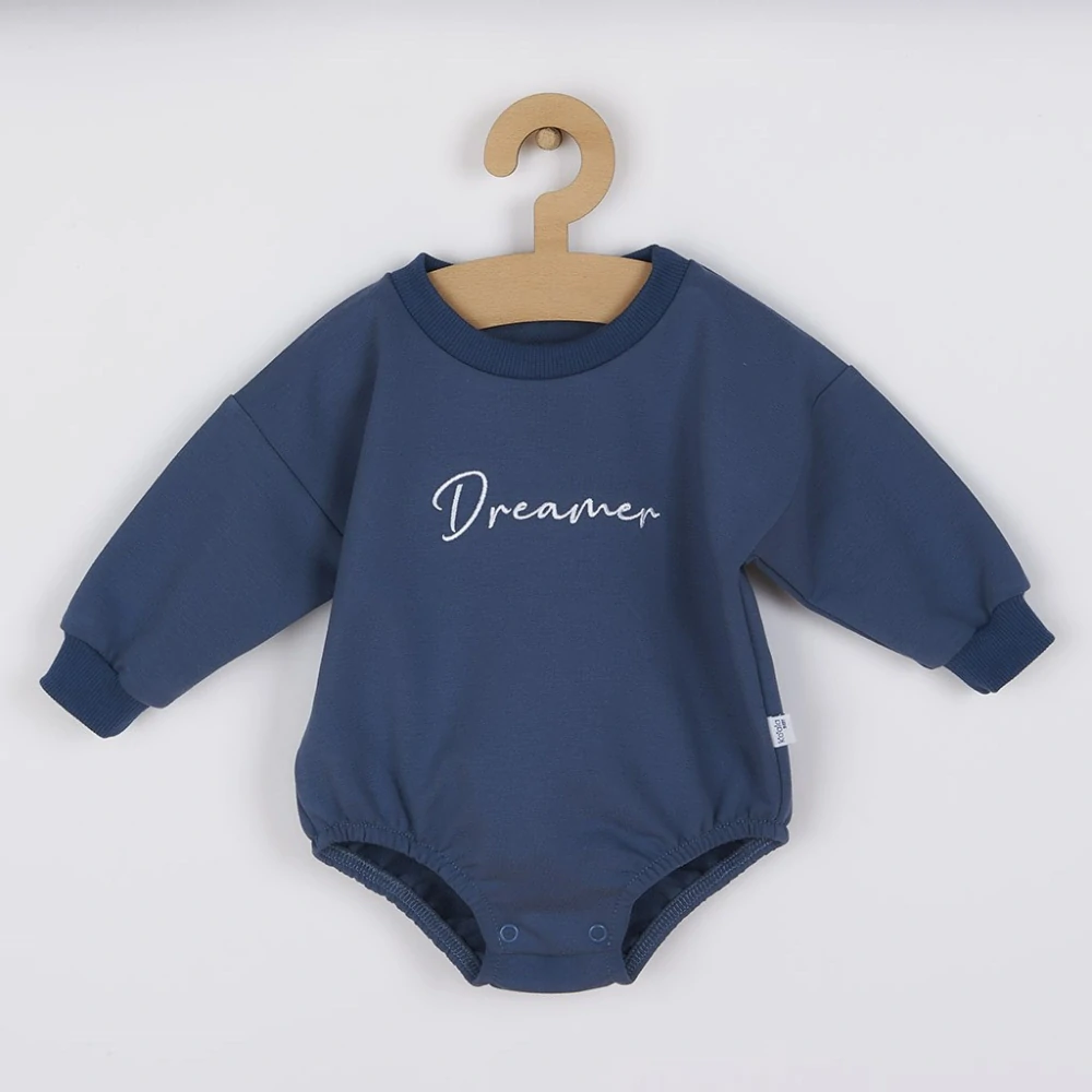 Kojenecké teplákové body baggy Koala Dreamer modrá velikost 62 (3-6m)