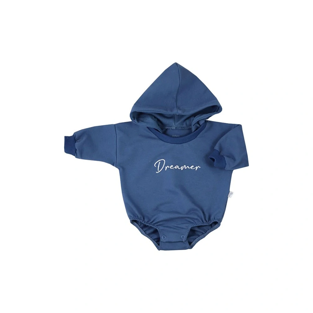Kojenecké teplákové body baggy s kapucí Koala Dreamer modrá velikost 74 (6-9m)