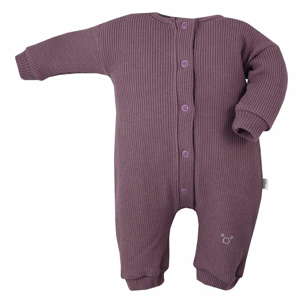 Kojenecký overal Koala Pure purple, vel. 80 (9-12m)