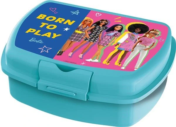 Svačinový box Barbie tyrkysový