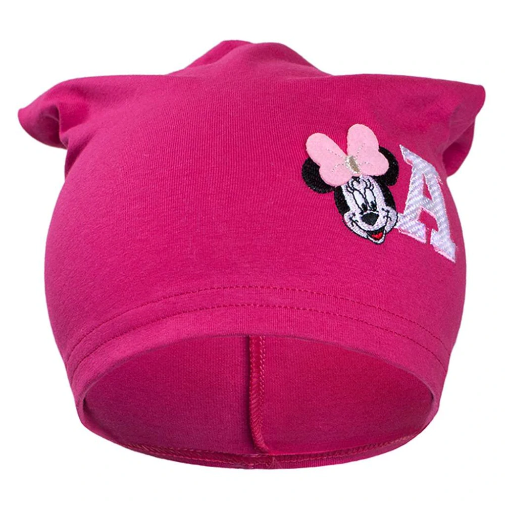 Podzimní dětská čepička New Baby Minnie růžová velikost 110 (4-5r)
