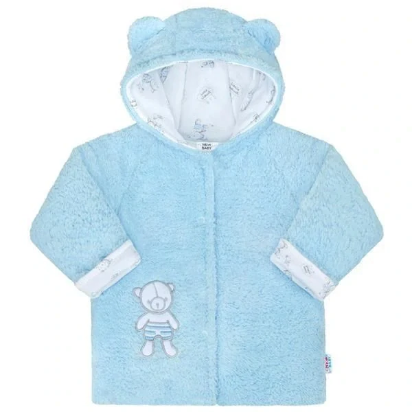 Zimní kabátek New Baby Nice Bear modrý velikost 74 (6-9m)