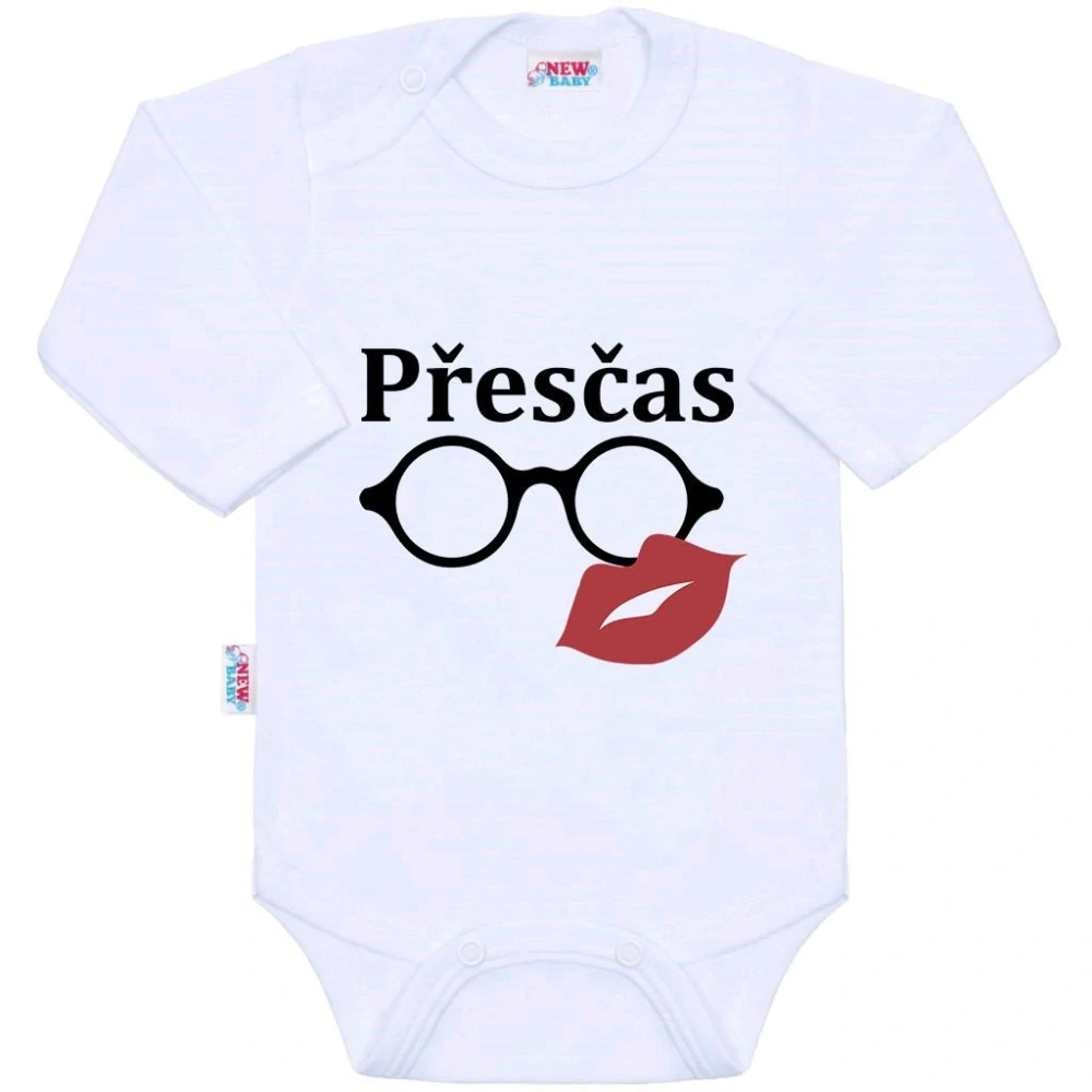 Body s potiskem New Baby Přesčas velikost 86 (12-18m)
