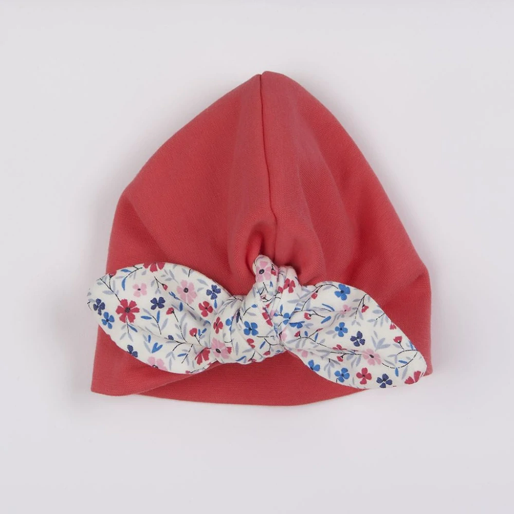 Dívčí čepička turban New Baby For Girls, vel. 80 (9-12m)