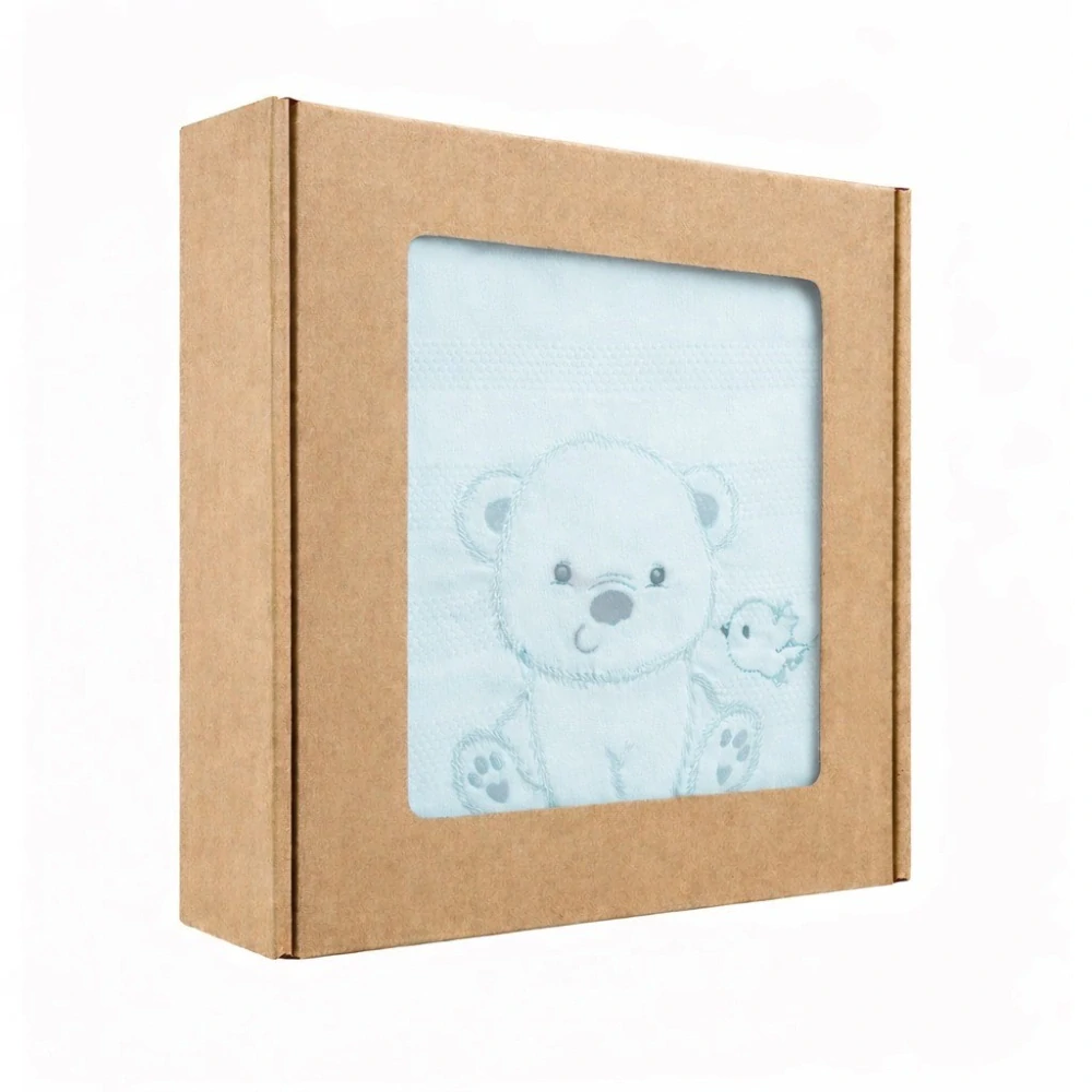 Kojenecká soupravička do porodnice New Baby Sweet Bear modrá velikost 62 (3-6m)