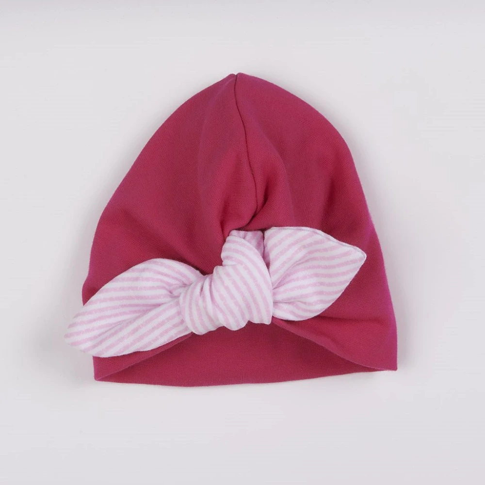 Dívčí čepička turban New Baby For Girls stripes velikost 68 (4-6m)