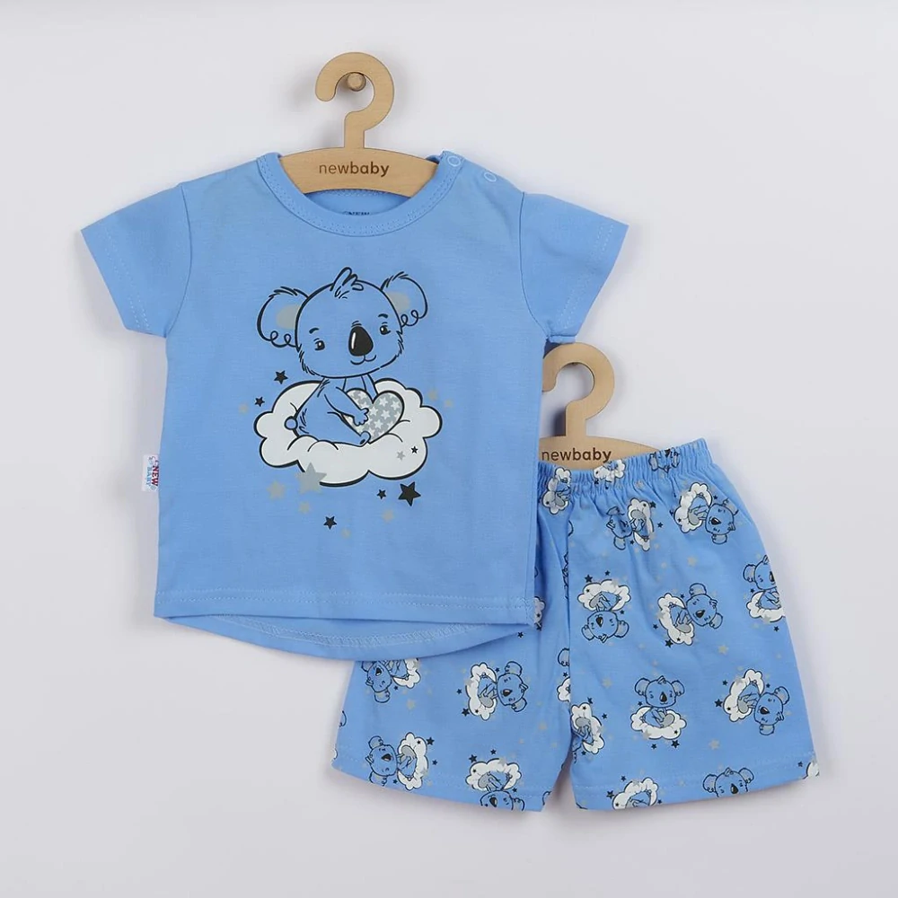 Dětské letní pyžamko New Baby Dream modré velikost 68 (4-6m)