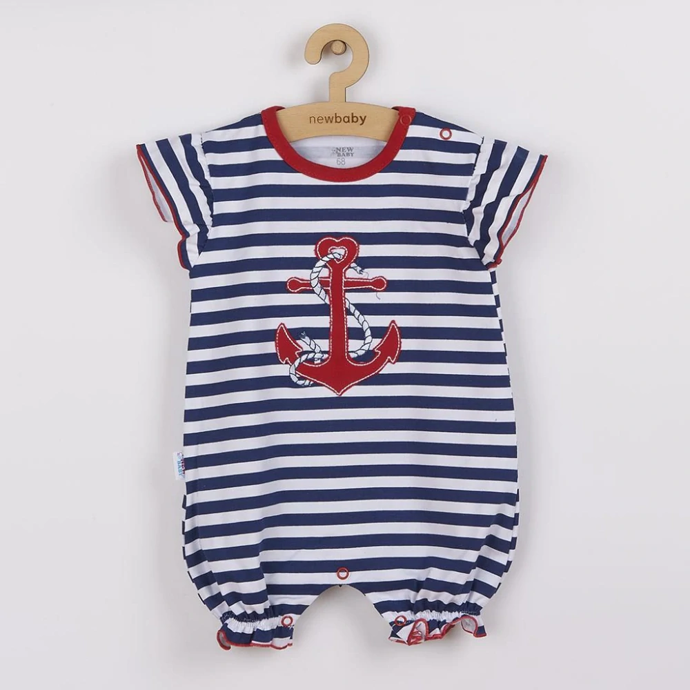 Holčičí letní overal New Baby Marine velikost 56 (0-3m)