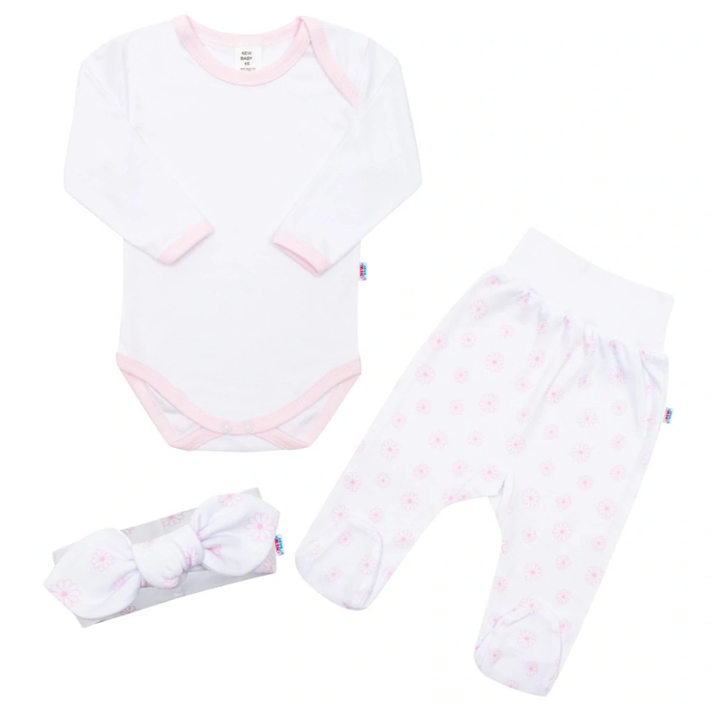 3-dílná bavlněná kojenecká souprava New Baby Lili, vel. 86 (12-18m)