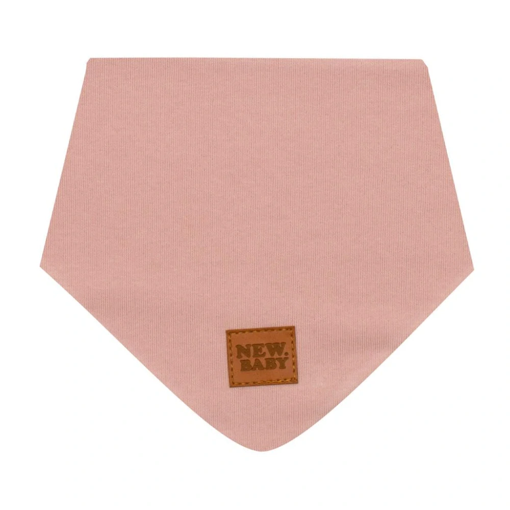 Kojenecký bavlněný šátek na krk New Baby Favorite růžový S velikost S
