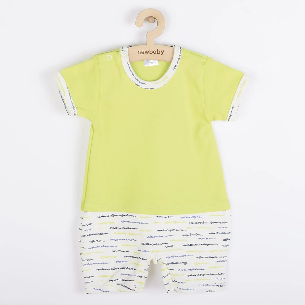 Kojenecký letní bavlněný overal New Baby Summertime kluk velikost 56 (0-3m)