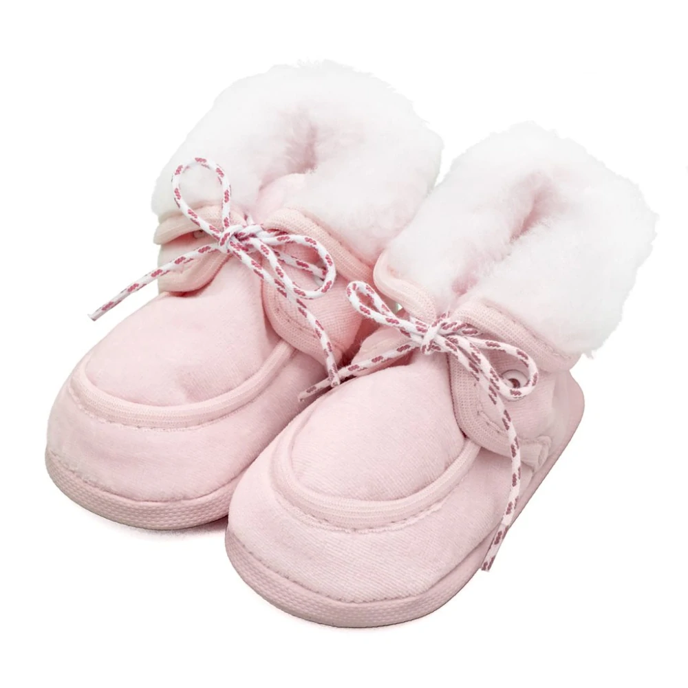 Kojenecké zimní capáčky New Baby růžové 0-3 m velikost 116/122