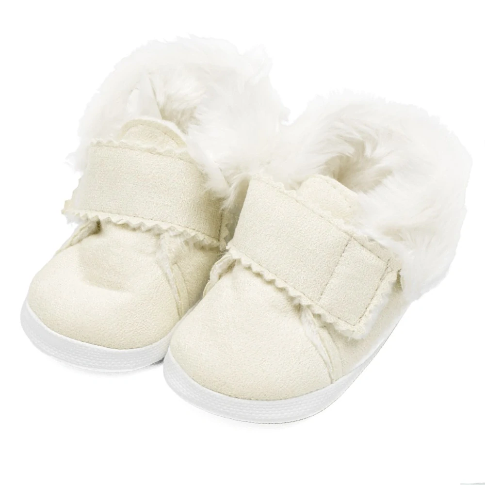 Kojenecké zimní semiškové capáčky New Baby 3-6 m béžové, vel. 3- 6 m