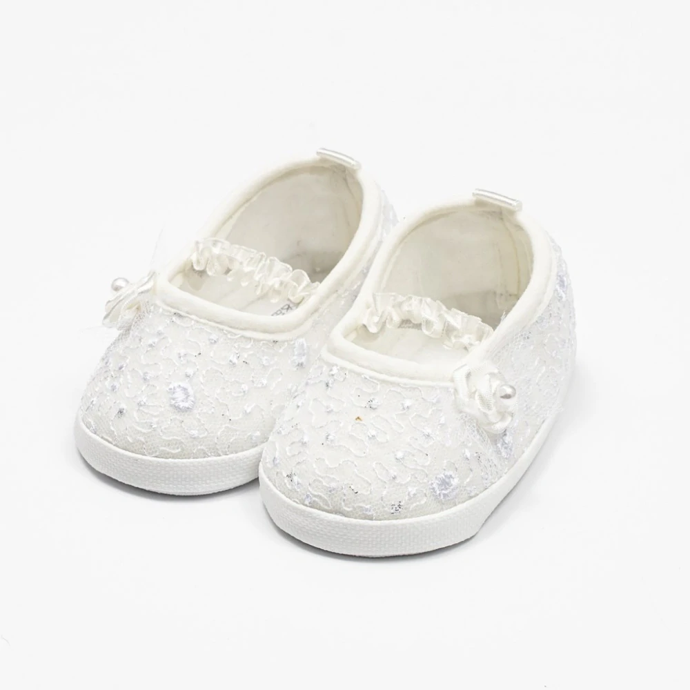 Kojenecké krajkové baletky capáčky New Baby béžová 12-18 m, vel. 12-18 m