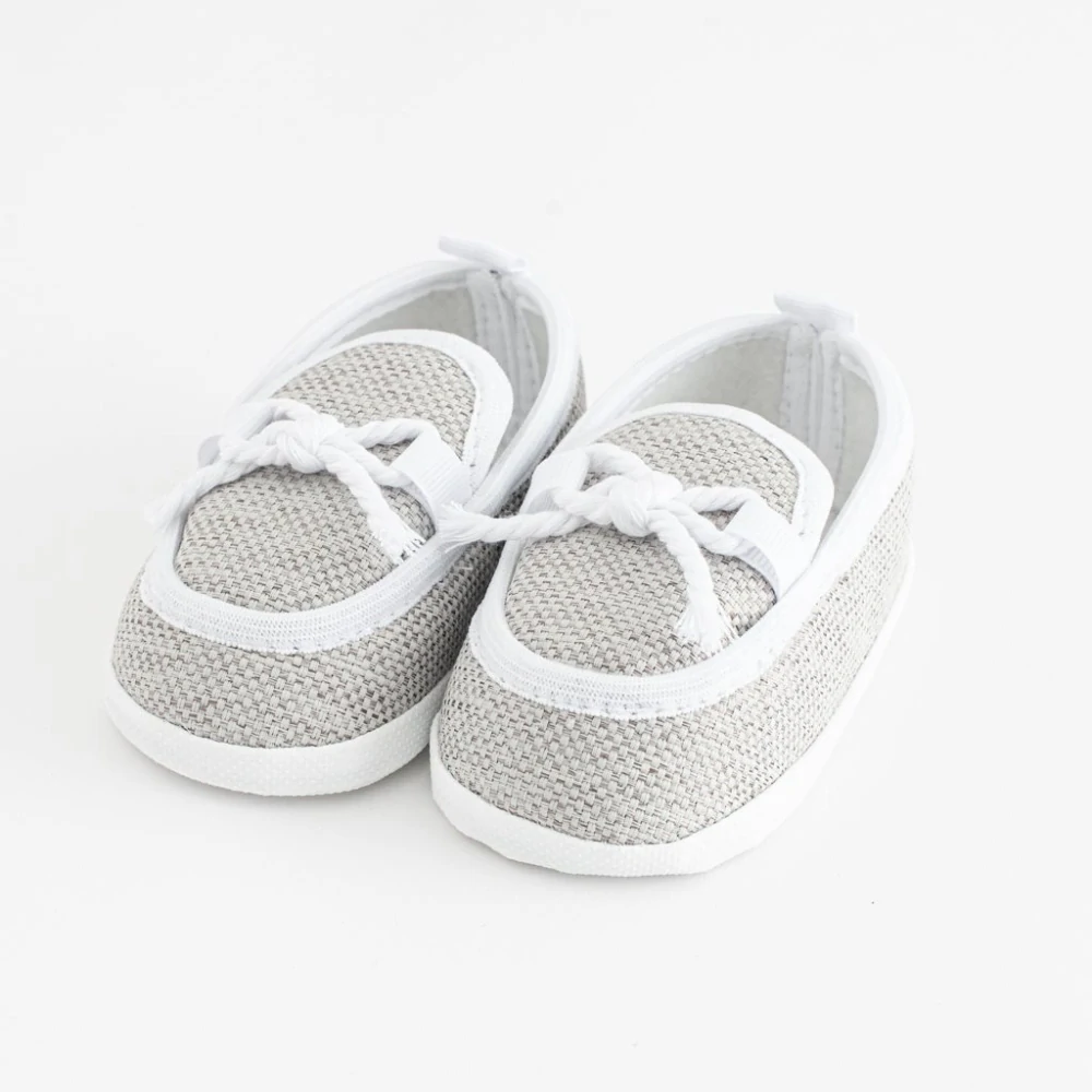 Kojenecké mokasíny-capáčky New Baby šedá 12-18 m, vel. 12-18 m