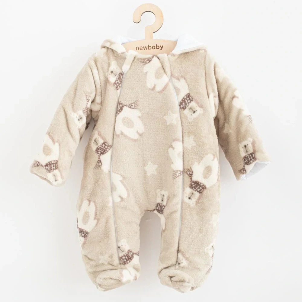 Kojenecký Wellsoft zimní overal New Baby Polar Bear, vel. 80 (9-12m)