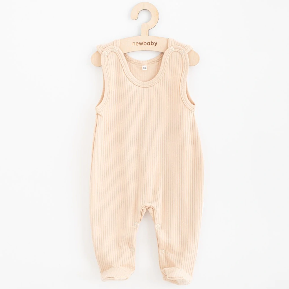 Kojenecké bavlněné dupačky New Baby Practical béžová velikost 80 (9-12m)
