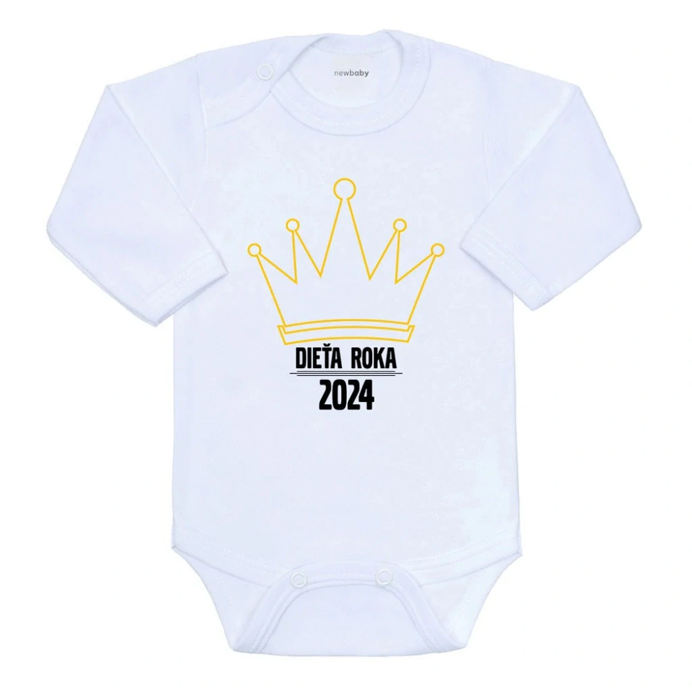 Body s potiskem New Baby Dieťa roka 2024 velikost 68 (4-6m)