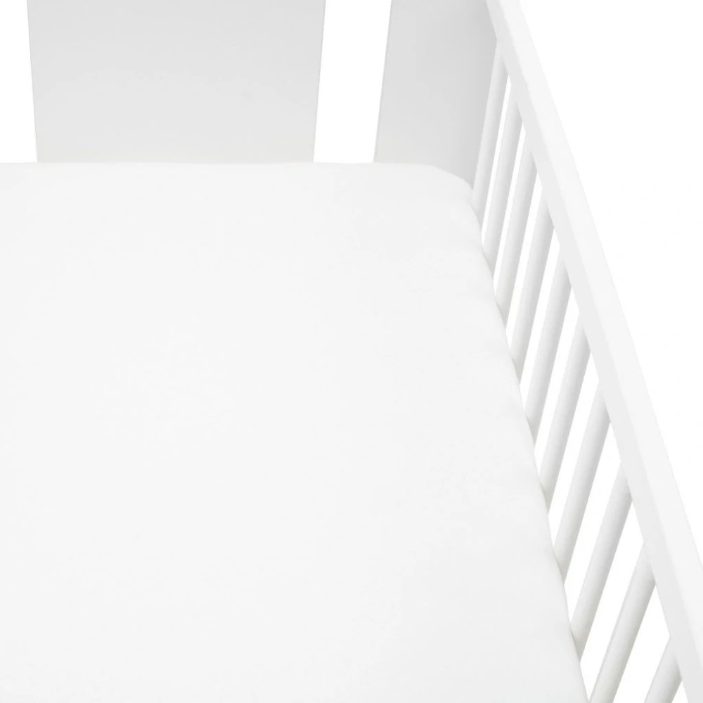 Jersey prostěradlo do postýlky New Baby 120x60 white