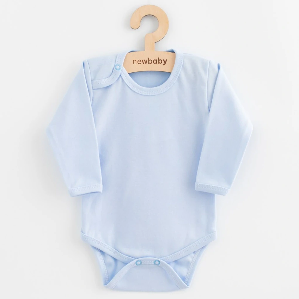 Kojenecké celorozepínací body New Baby Classic II modré, vel. 50