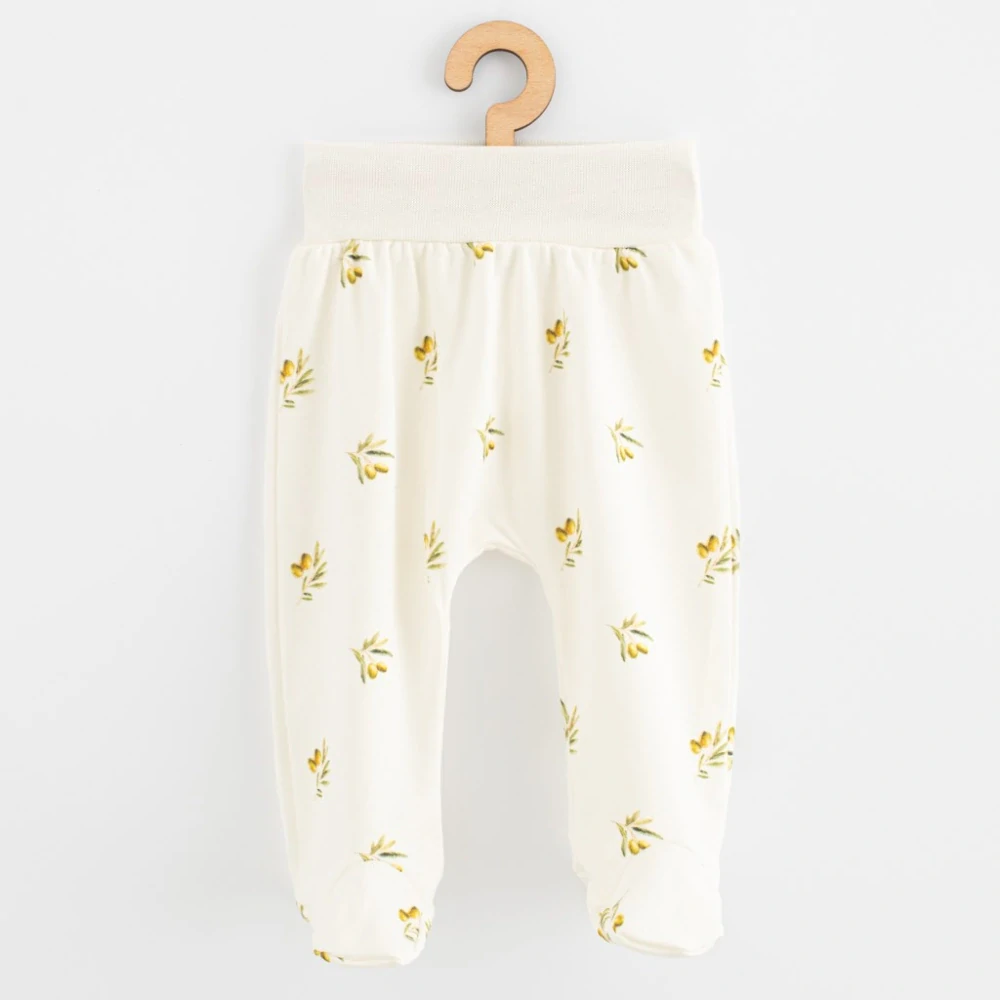 Kojenecké polodupačky z organické bavlny New Baby Olivy, vel. 62 (3-6m)