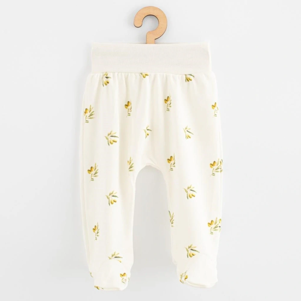 Kojenecké polodupačky z organické bavlny New Baby Olivy, vel. 68 (4-6m)